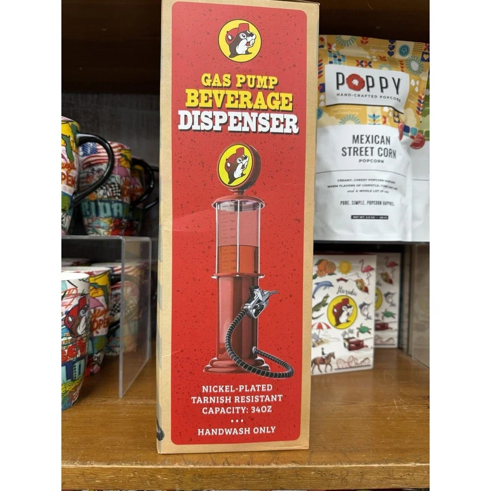 BUCEES party supplies Drink Gas Pump‎ Dispenser Beaver Buc-ee's Liquid Dispenser